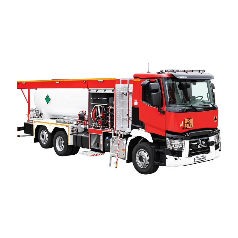 Autospecială grea de stingere cu CO₂ și pulbere — Renault Trucks C 380 P6X2 E6