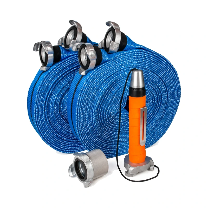 Set LASER cu racorduri Rott LIGHT — 20,5 m, albastru