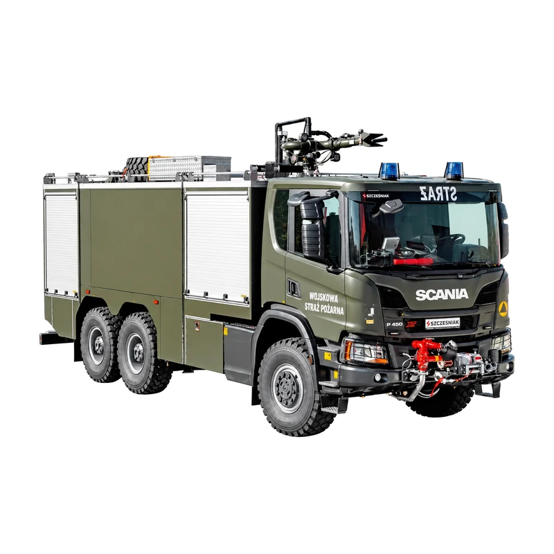 Autospecială aeroportuară grea de salvare și stingere — Scania P450B6X6NZ