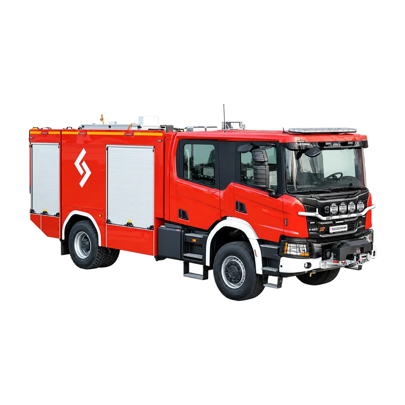 Autospecială grea de salvare și stingere — Scania P450B4X4HZ — apă 7 000 l, spumogen 700 l