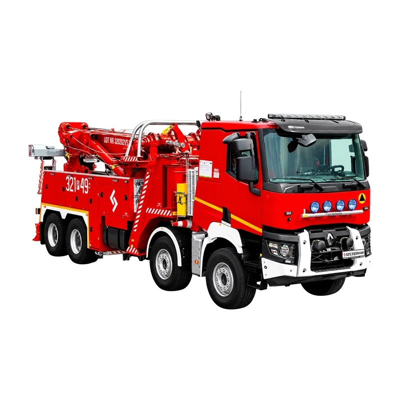 Autospecială grea cu macara de salvare rotativă — Renault Trucks K 520 P8X4 HEAVY.44 E6