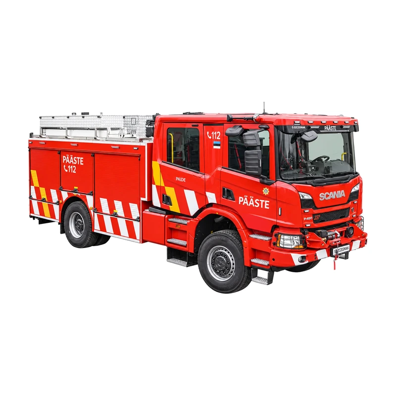 Autospecială grea de salvare și stingere — Scania P450B4X4HZ — apă 2 800 l, spumogen 200 l