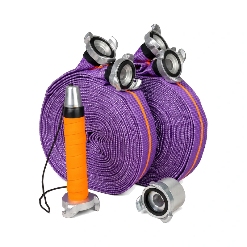 Set LASER cu racorduri Rott LIGHT — 20,5 m, violet