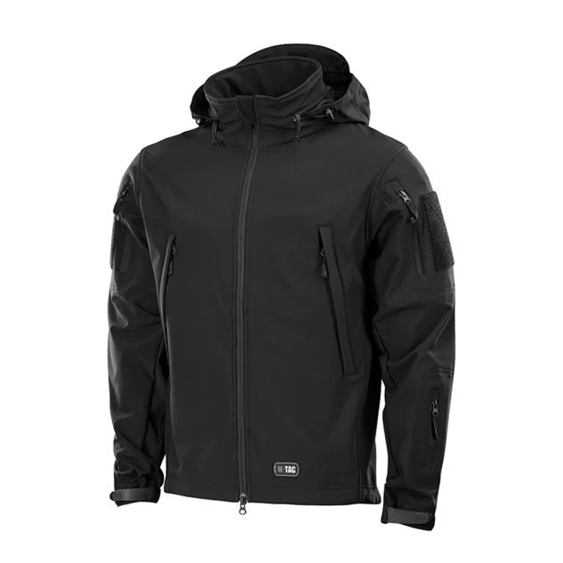 Soft Shell — jachetă tactică — M-TAC — Negru